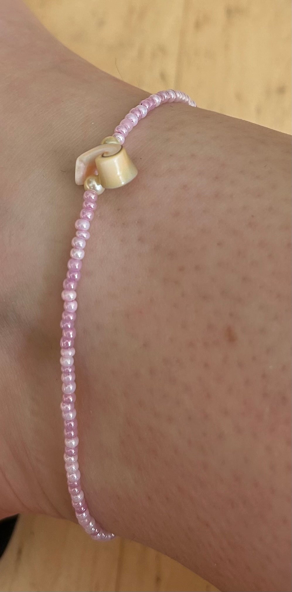 Anklet pink seashell🐚💕