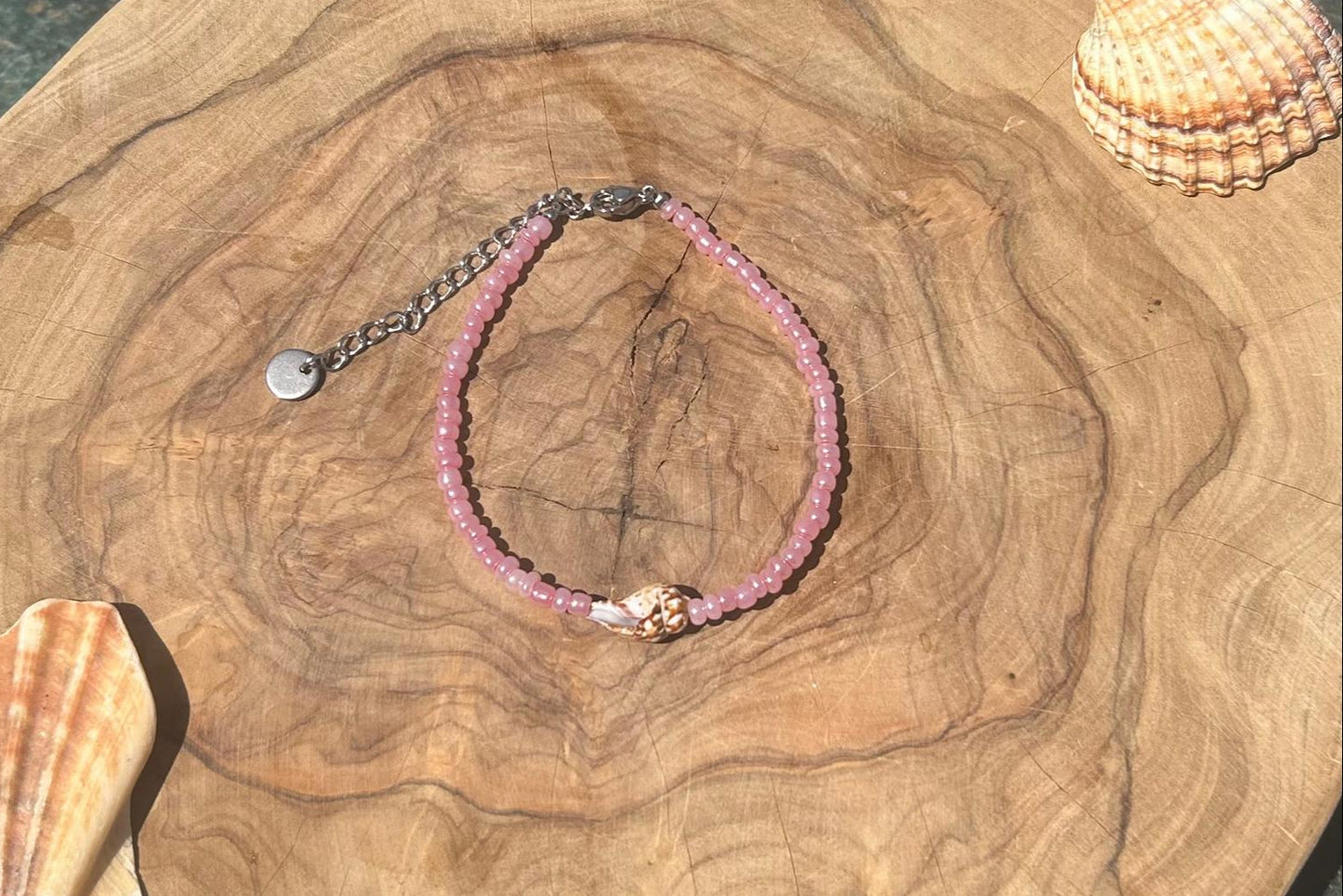 Bracelet shell & Blush🐚💗