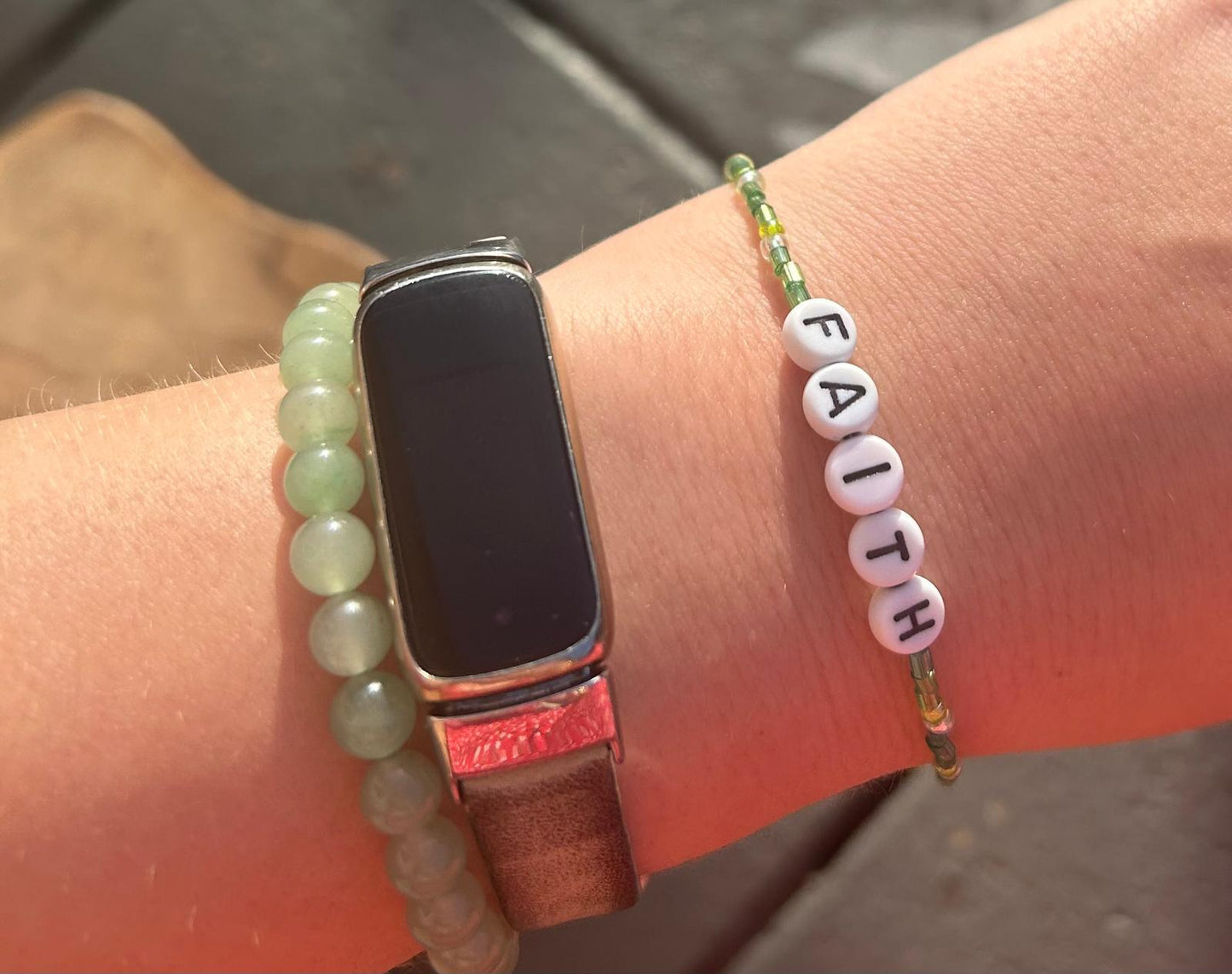 Have faith bracelet silver🩶😇💚