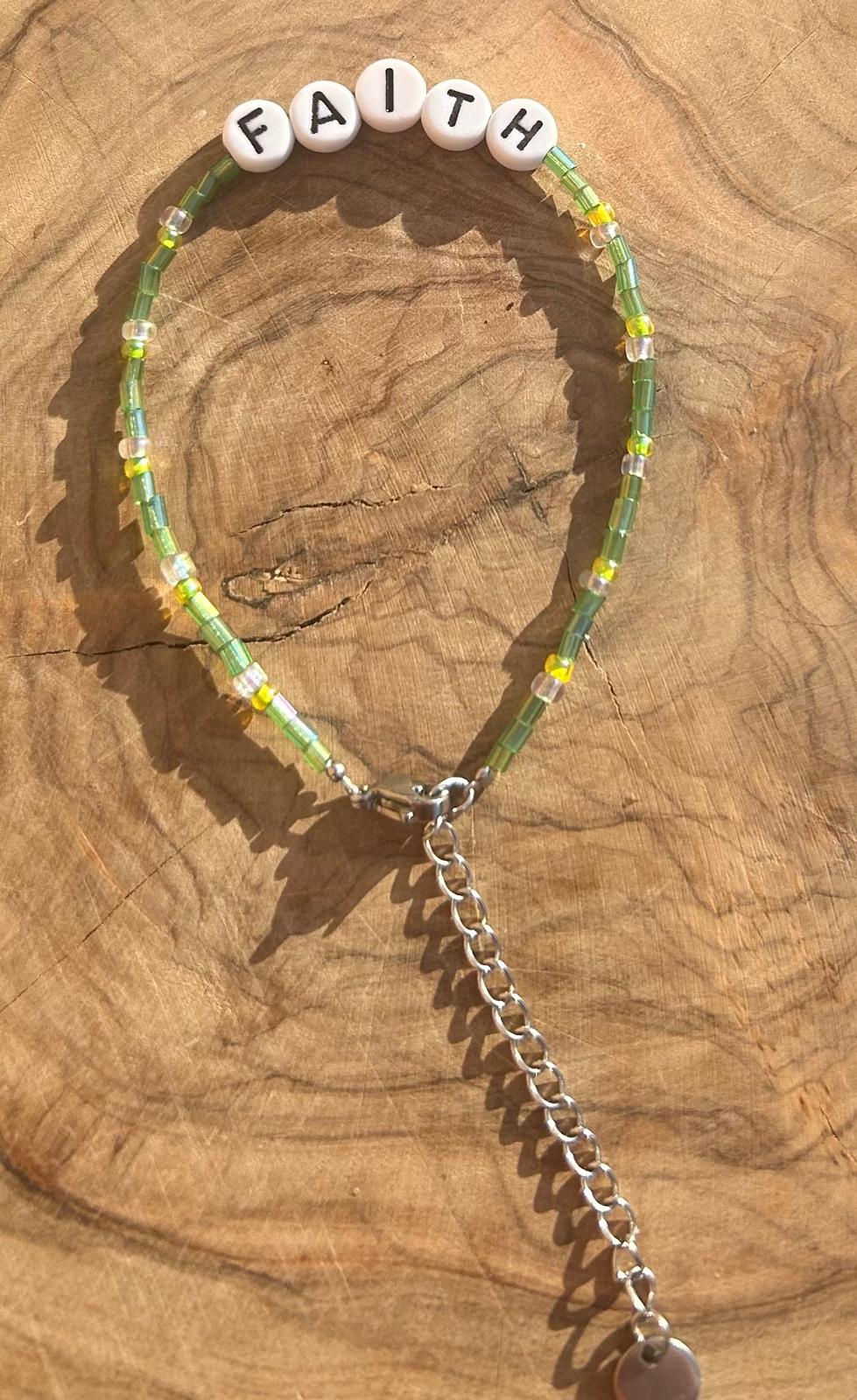 Have faith bracelet silver🩶😇💚