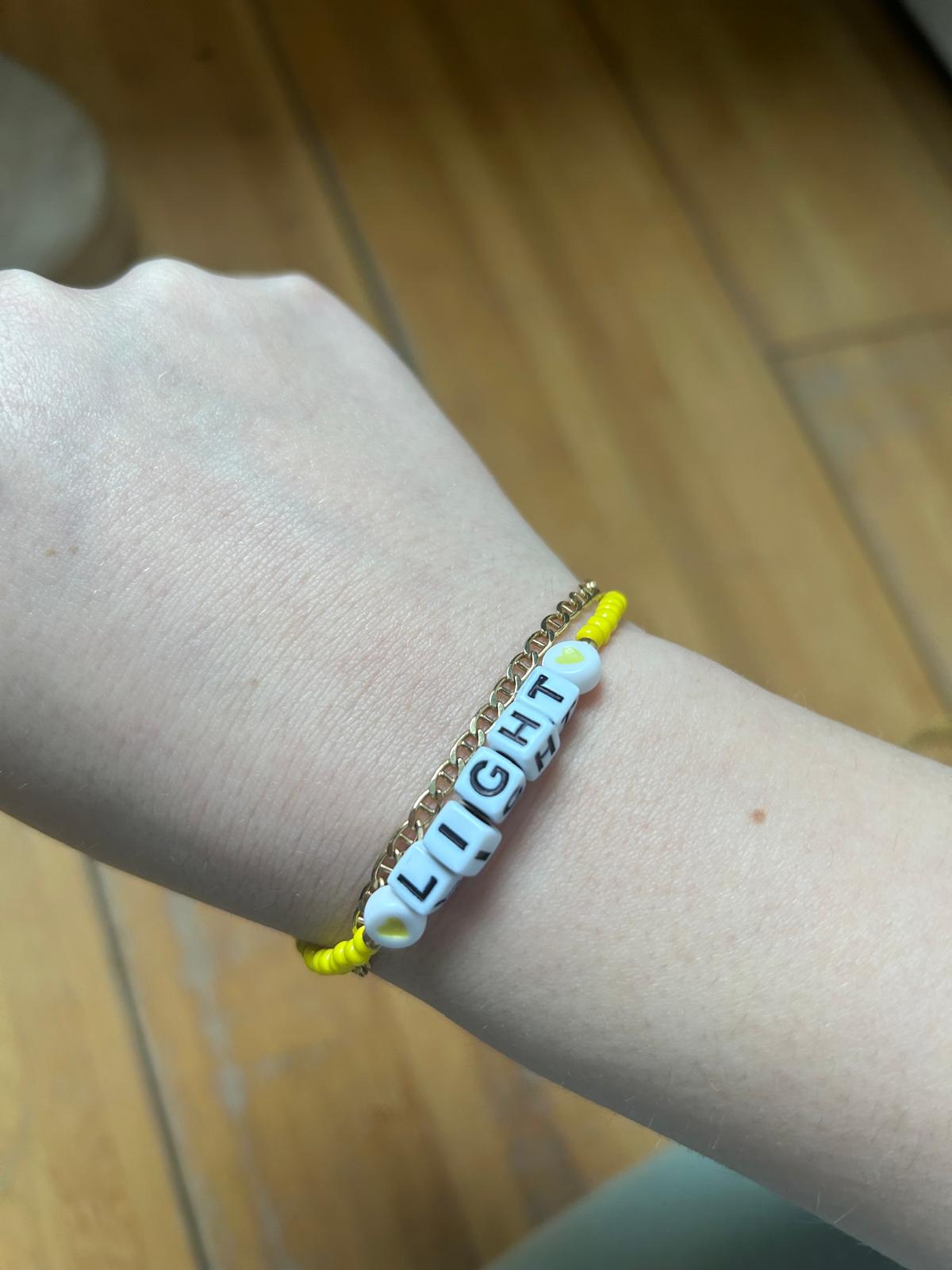 Bracelet yellow light gold💛✨