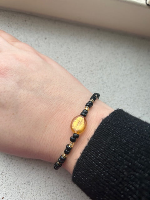 Bracelet golden shimmer black ✨🖤