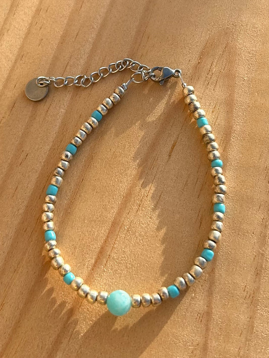 Bracelet turkoois silver🩵🩶
