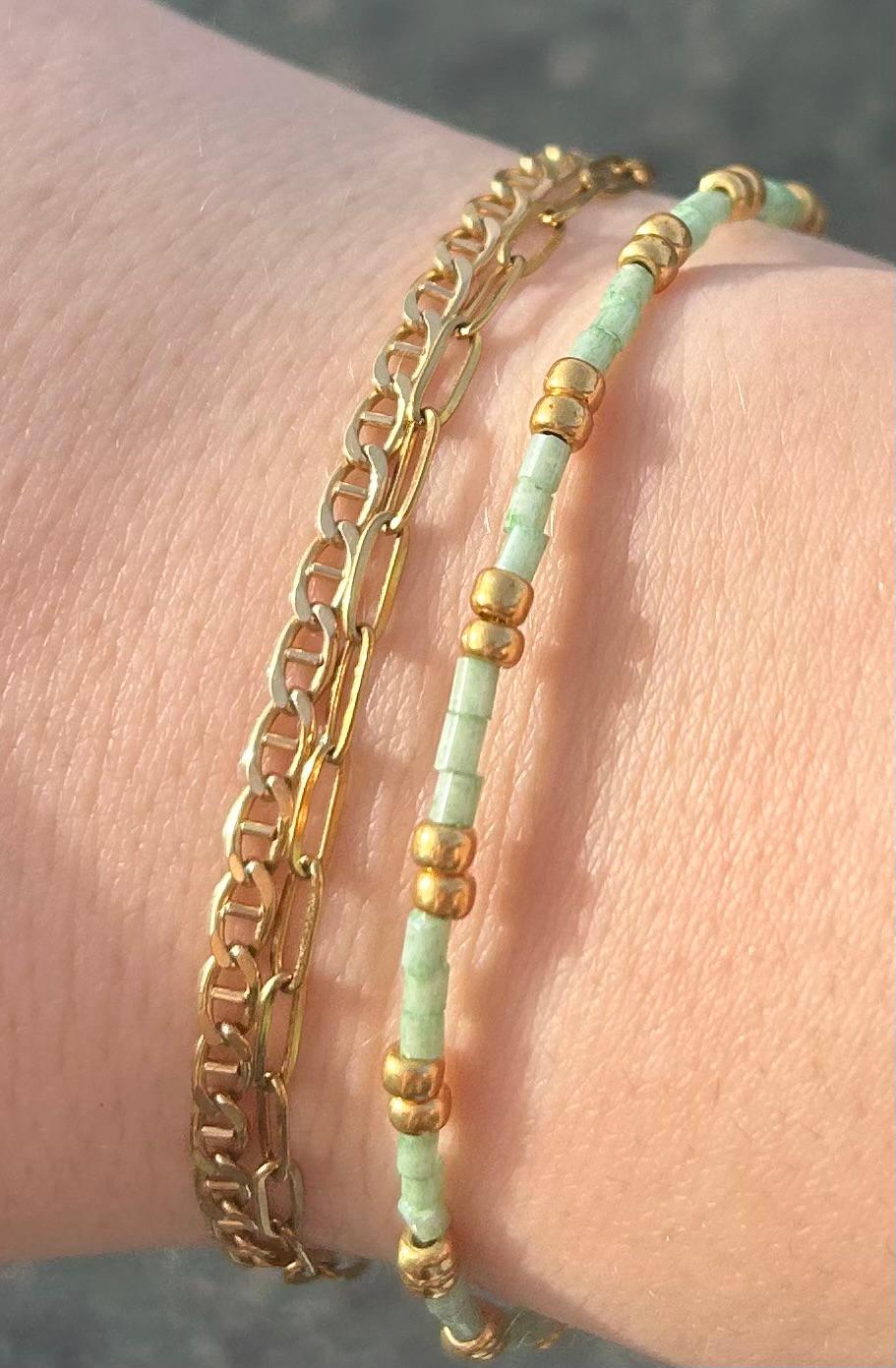 Bracelet minty gold ✨