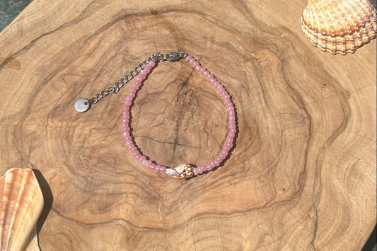 Bracelet shell & Blush🐚💗