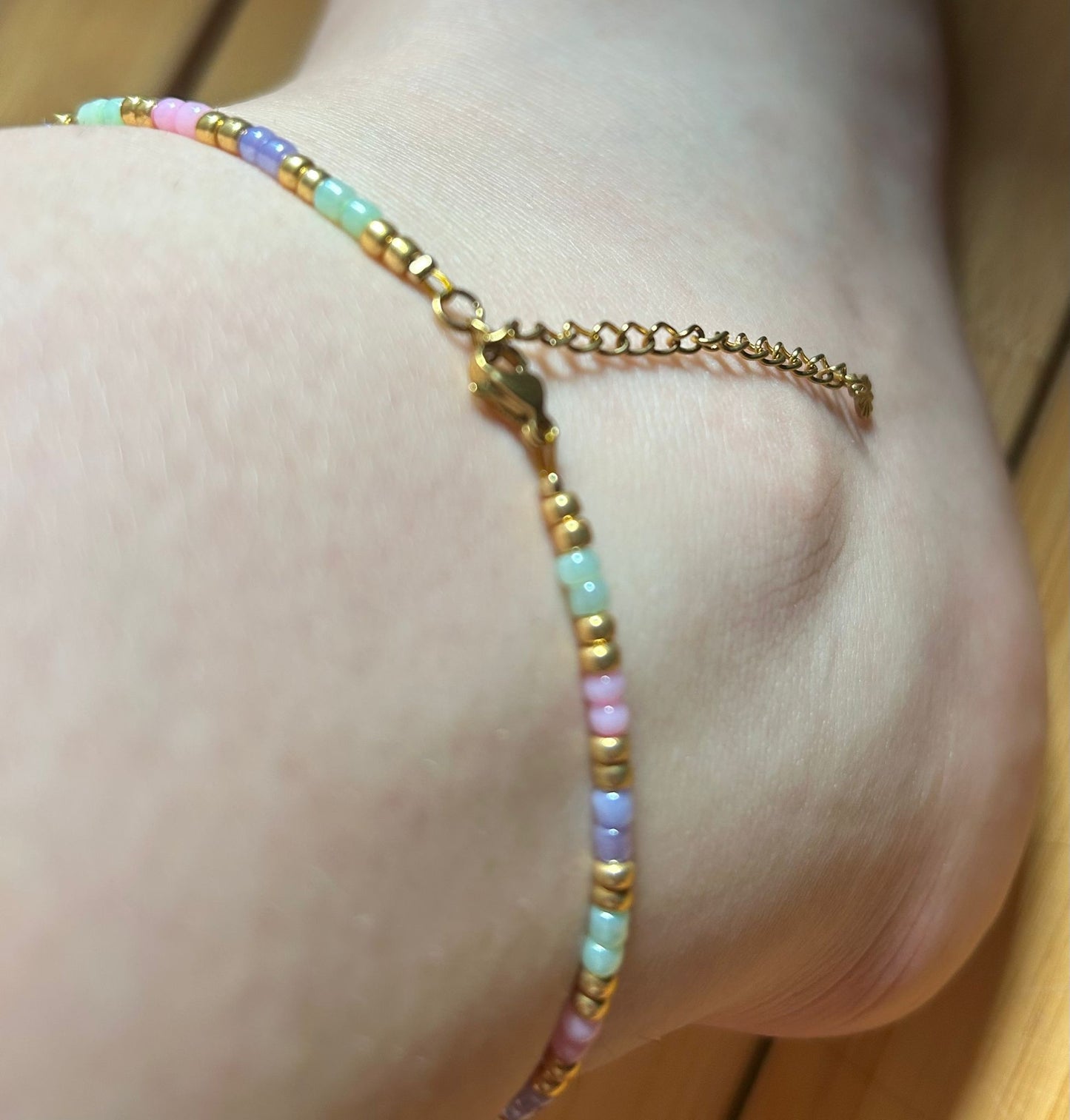 🌈 Pastel Dream Anklet
