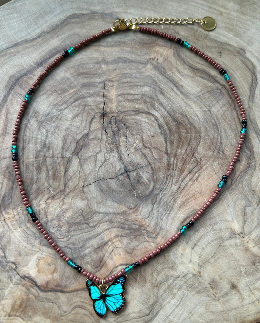 Necklace butterfly lover gold🦋✨