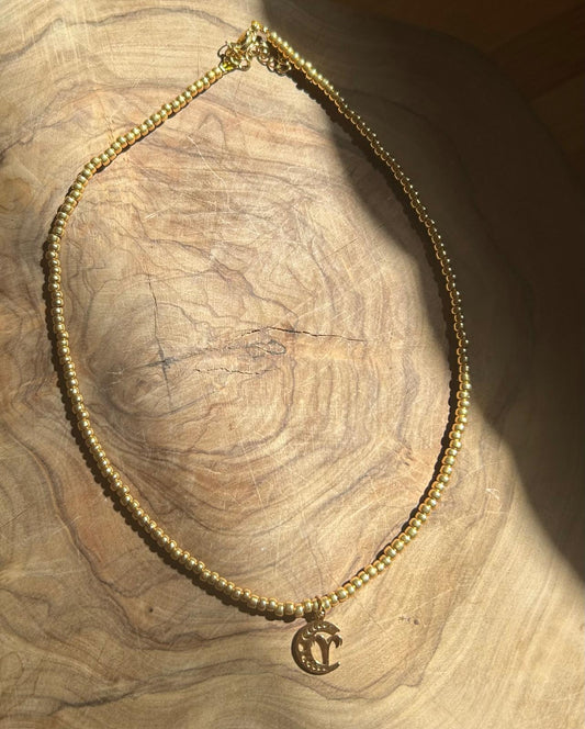Necklace zodiac Aries gold♈