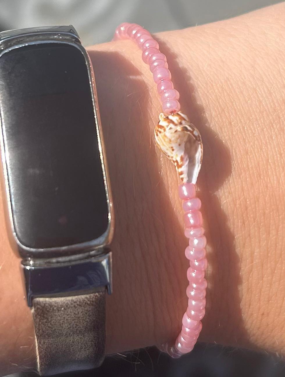 Bracelet shell & Blush🐚💗