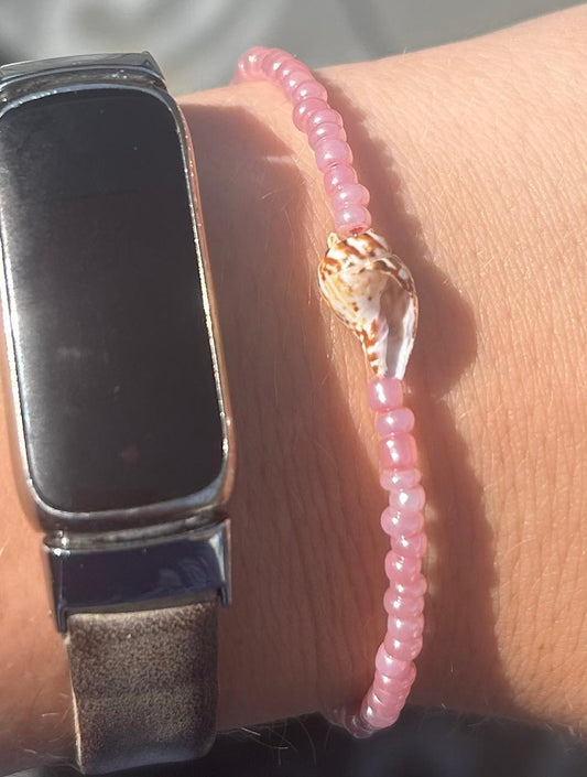 Bracelet shell & Blush🐚💗